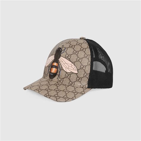 gucci abeille casquette|Casquette Suprême GG à imprimé abeille Gucci en coloris Natural.